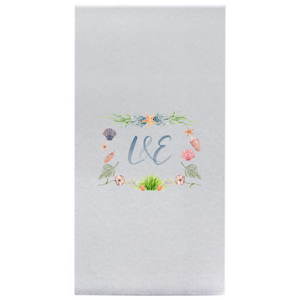 "Almost Linen" Disposable Guest Towels, Beach Watercolor Motif (customizable), $3.50