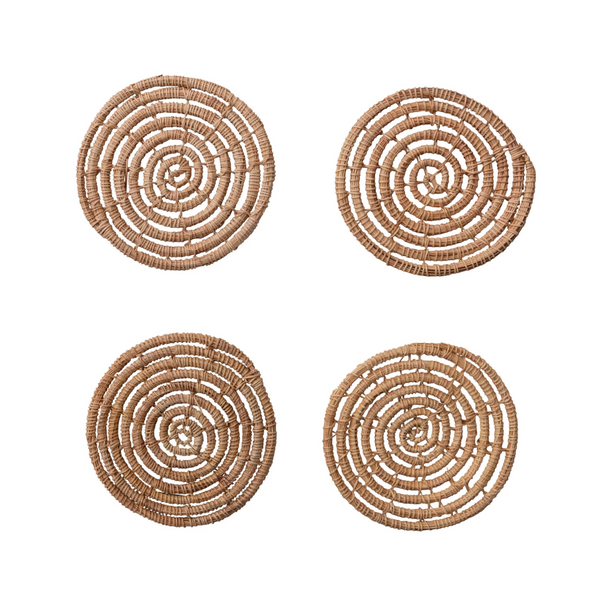 Woven Coasters, Set of 4 A Signature