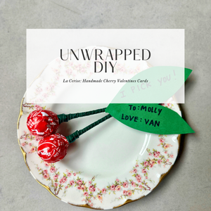 Unwrapped DIY: Handmade Cherry Valentines Cards