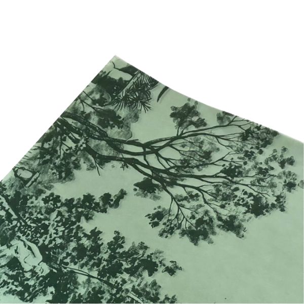 Vintage Garden Green Tissue Paper, 20 sheets