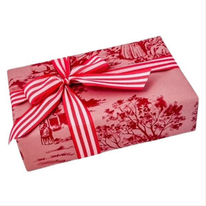 Vintage Garden Red Wrapping Paper, 12 meters