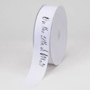 1.5 inch Full Color Personalized Grosgrain Ribbon, 50yd roll