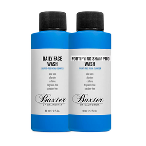 Baxter of CA Travel Shampoo and Face Wash