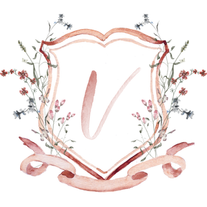 Ribbon-Handle Matte Eurototes Wildflower Watercolor Motif in Blush (customizable), $4.00